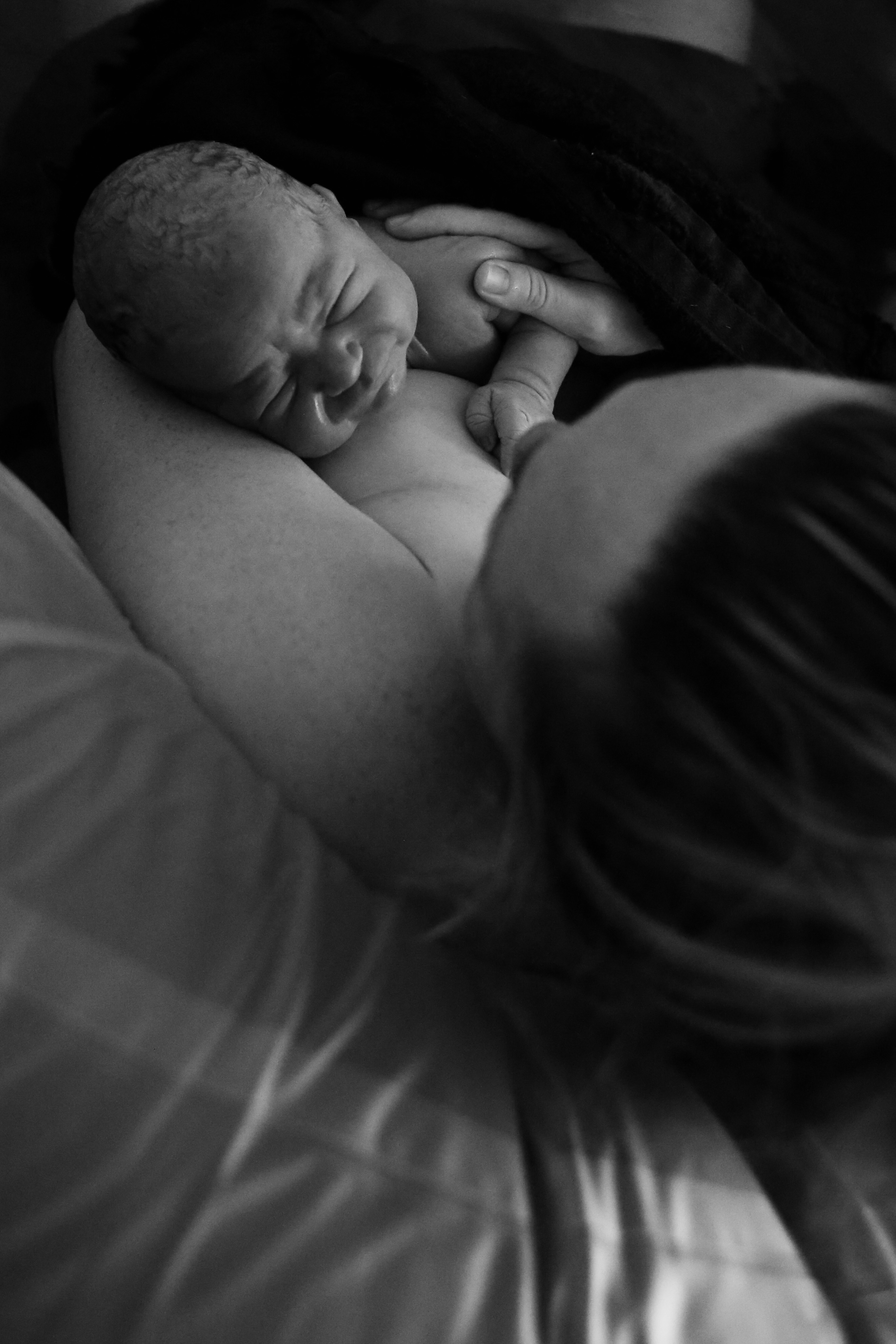 Briana supporting a mother during birth