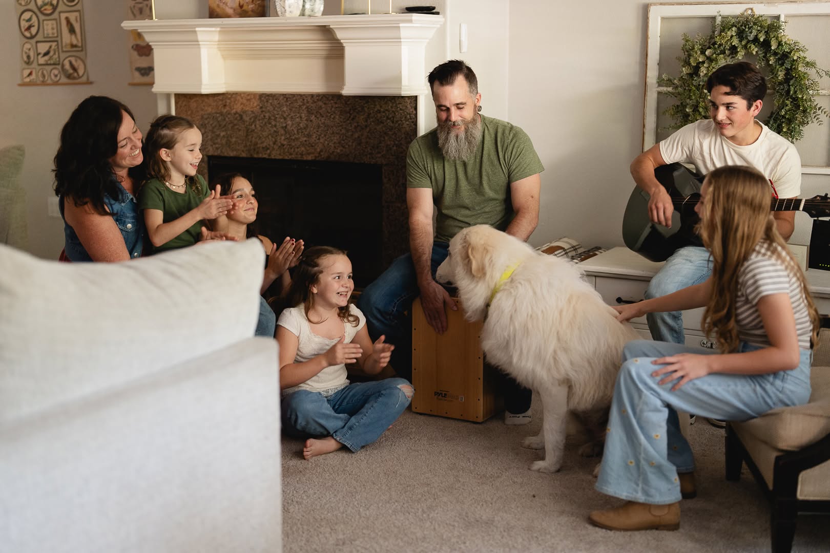 Briana Caldwell with her family